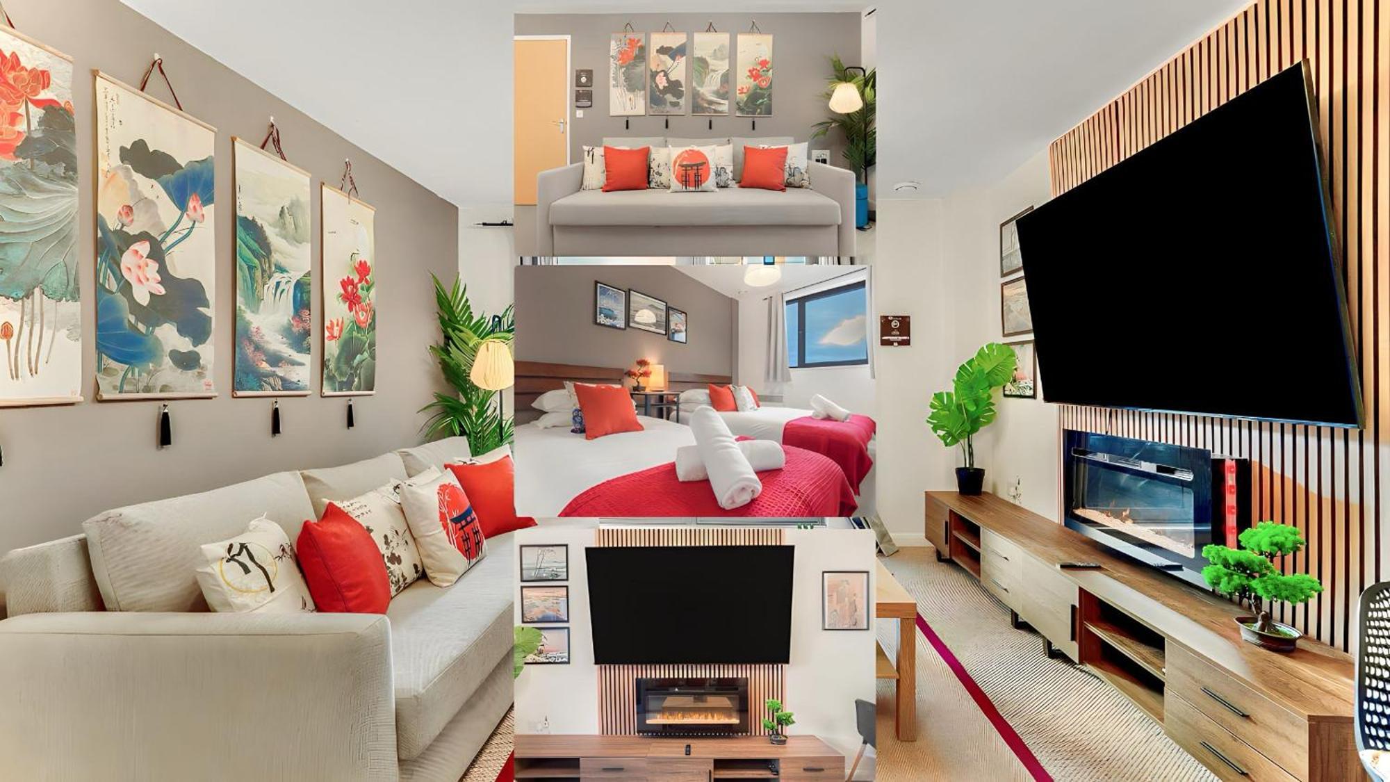 Japanese Suite 2Bed 2Bath, Free Park, Netfix, 75 Inch Tv, Games - City Centre- Maihom Birmingham Esterno foto