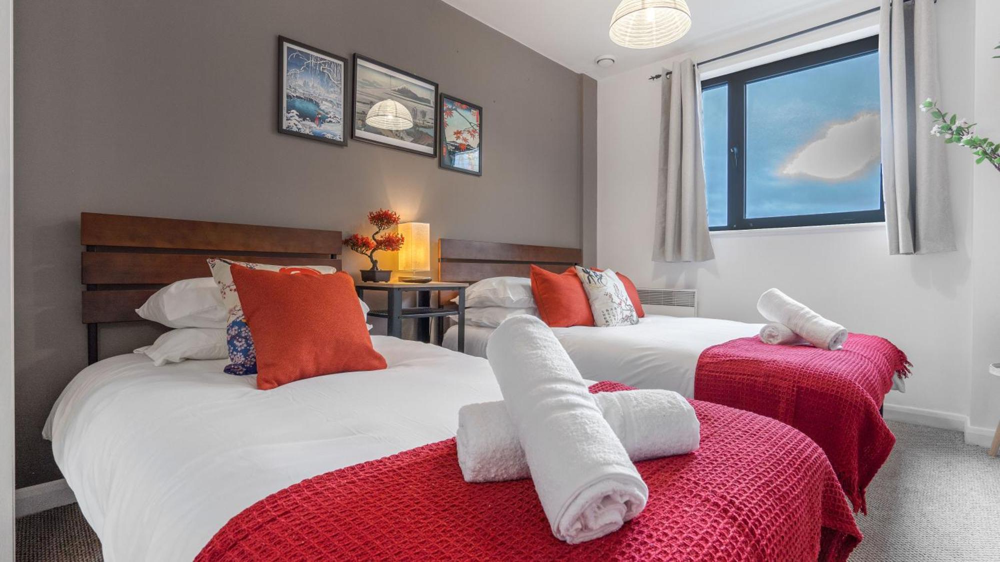 Japanese Suite 2Bed 2Bath, Free Park, Netfix, 75 Inch Tv, Games - City Centre- Maihom Birmingham Esterno foto