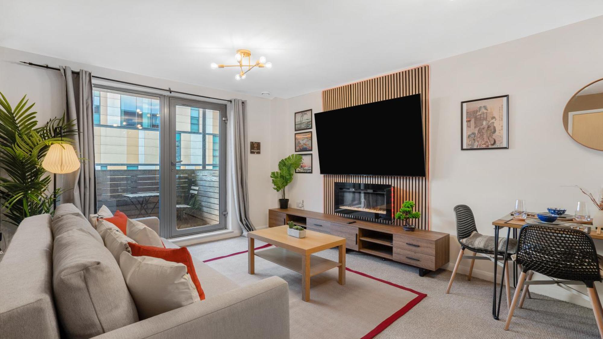 Japanese Suite 2Bed 2Bath, Free Park, Netfix, 75 Inch Tv, Games - City Centre- Maihom Birmingham Esterno foto