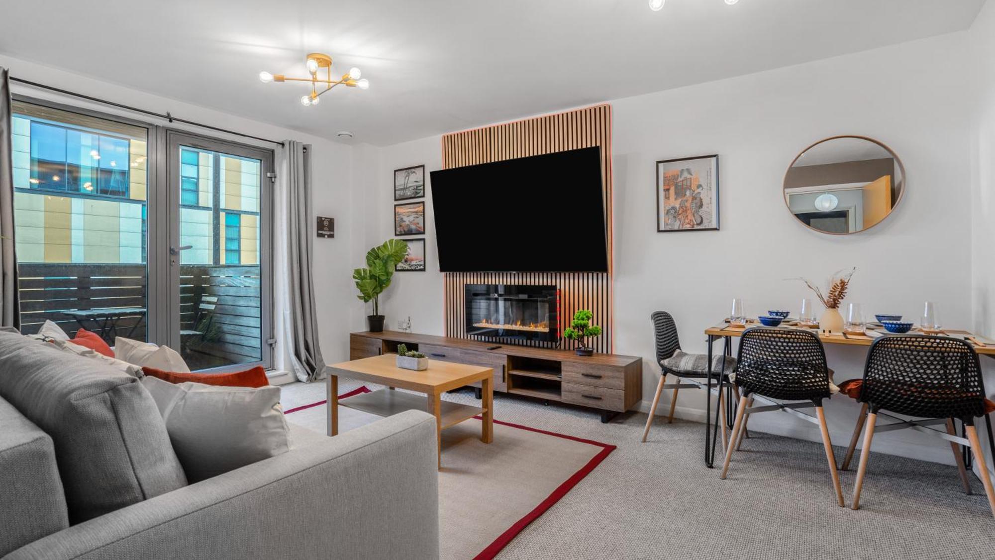 Japanese Suite 2Bed 2Bath, Free Park, Netfix, 75 Inch Tv, Games - City Centre- Maihom Birmingham Esterno foto
